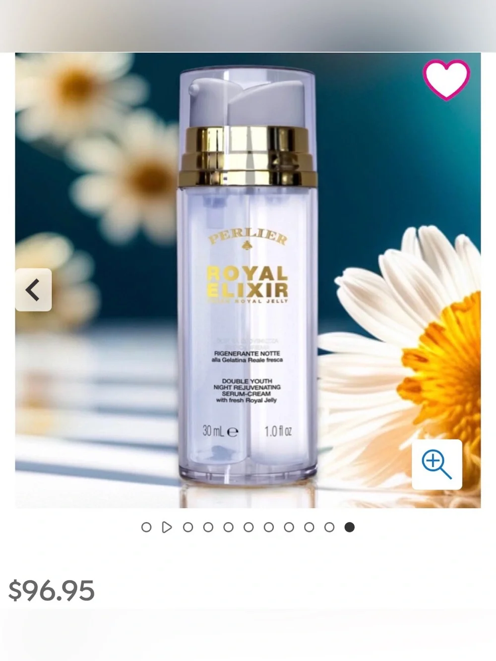 Royal Elixir Double Youth Night Rejuvenating Serum-Cream - White Sealed New